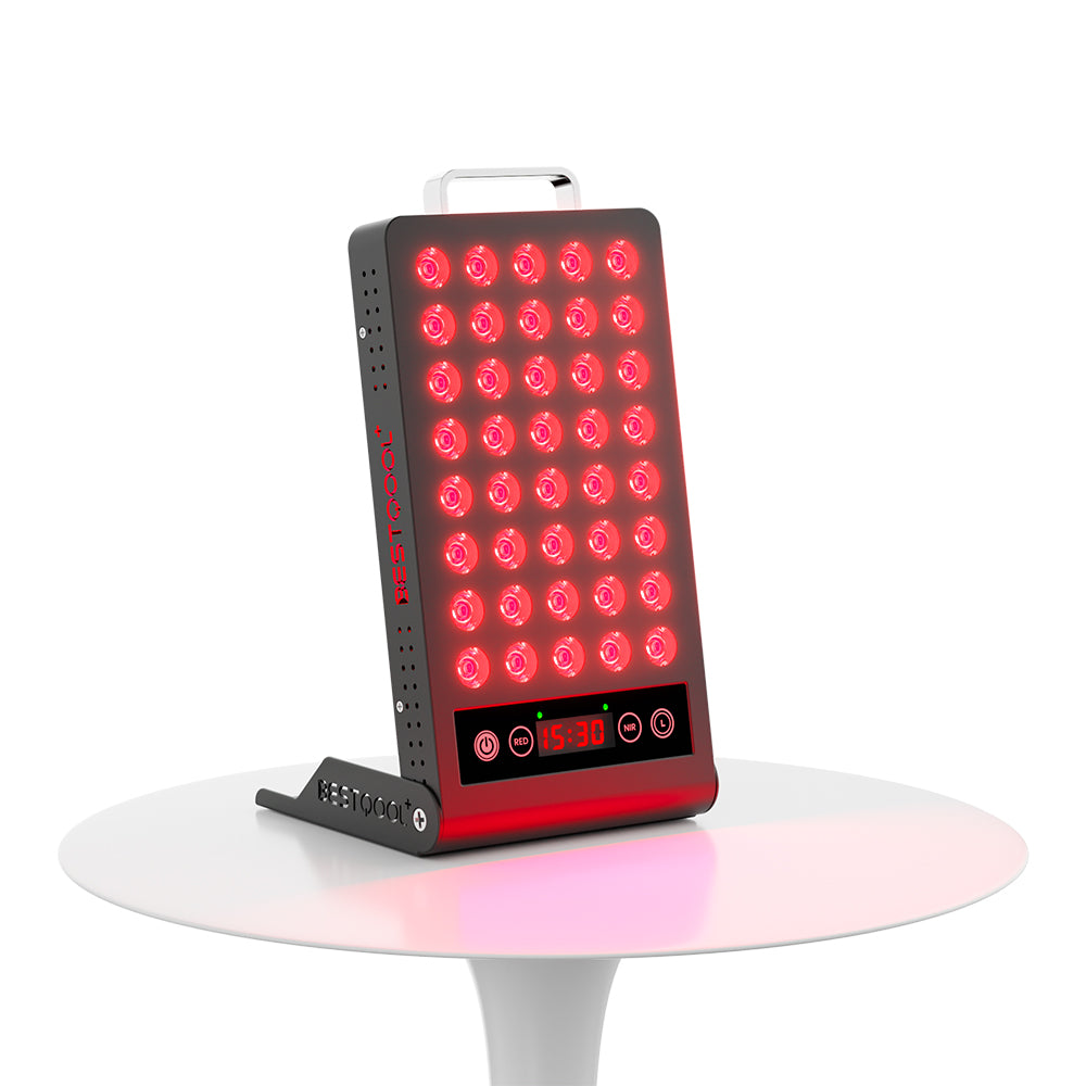 Bestqool BQ40 Portable Red Light Therapy Panel – Dual Chip LEDs, High Power, Red & NIR Light