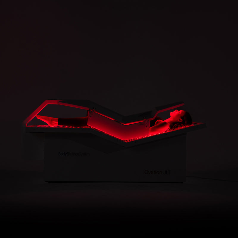 Body Balance System OvationULT Red Light Therapy Bed-Full Treatment with Zero Gravity Recline and Vibrational Frequency Massage