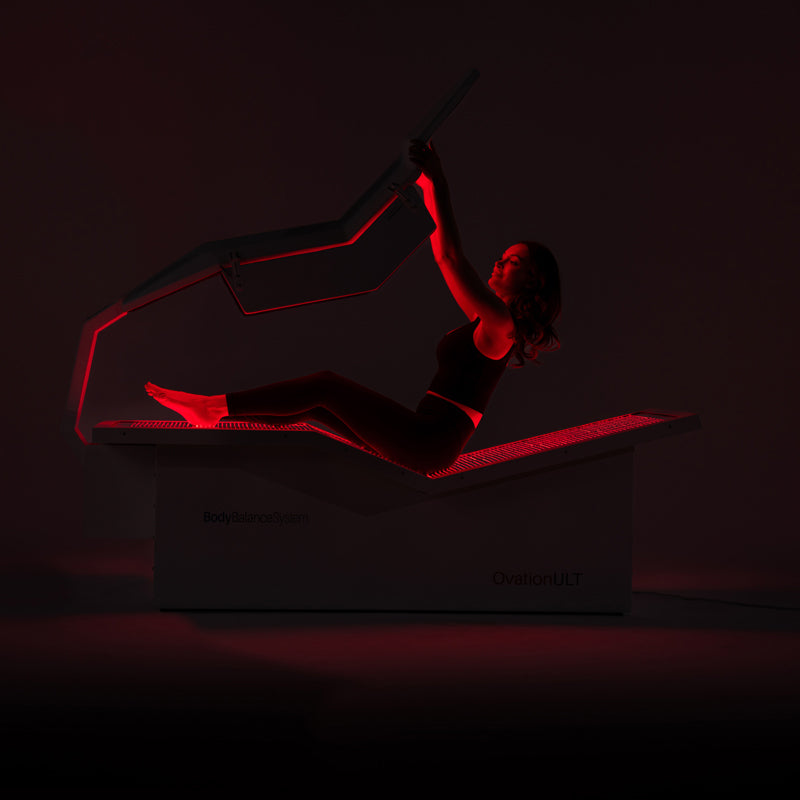 Body Balance System OvationULT Red Light Therapy Bed-Full Treatment with Zero Gravity Recline and Vibrational Frequency Massage