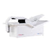 Body Balance System PremierRLT Zero gravity red light therapy bed with canopy closed on white background