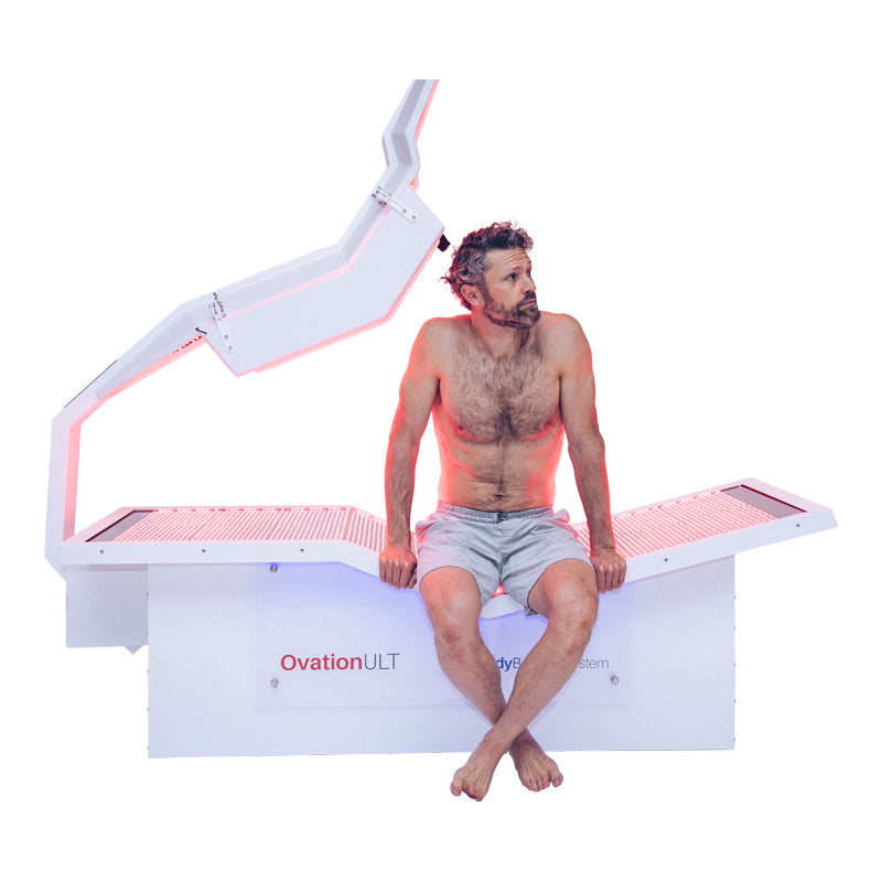 Body Balance System OvationULT Red Light Therapy Bed-Full Treatment with Zero Gravity Recline and Vibrational Frequency Massage