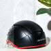 iRestore Elite black laser hair growth helmet displayed on countertop with white background
