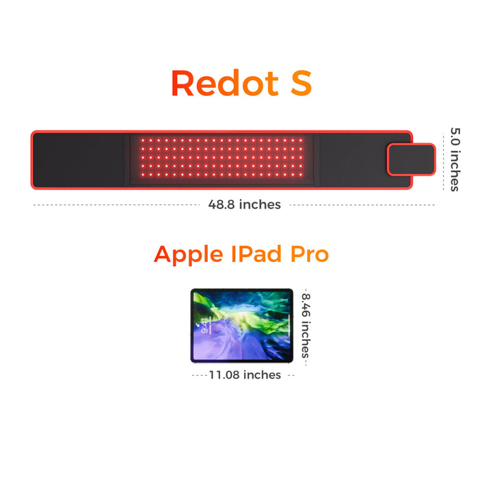 Bestqool Redot S Red Light Therapy Belt – Triple-Chip LEDs, Red & NIR, High-Output Pain Relief Wrap