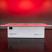 Body Balance System OvationLITE red light therapy bed with LEDs illuminated, product side view
