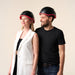 iRestore Elite laser hair growth helmet demonstrated on male and female users.