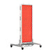Angled View Powered on With Adjustable Mobile Stand - Bestqool Pro300 Full-Body Red Light Therapy Panel-4 Wavelengths for Advanced Treatment