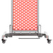 Centered Front View with Red Light Therapy Panel Installed - BestQool Adjustable Mobile Stand - Compatible with Pro Series Red Light Therapy Panels